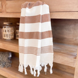 Hand Towel Neutral Stripes