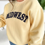 Midwest Yellow Graphic Crewneck