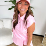 Taffy Bubble Hem 1/2 Zip Top