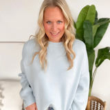 Drop Shoulder Relaxed Knit Sweater (3 Colors)