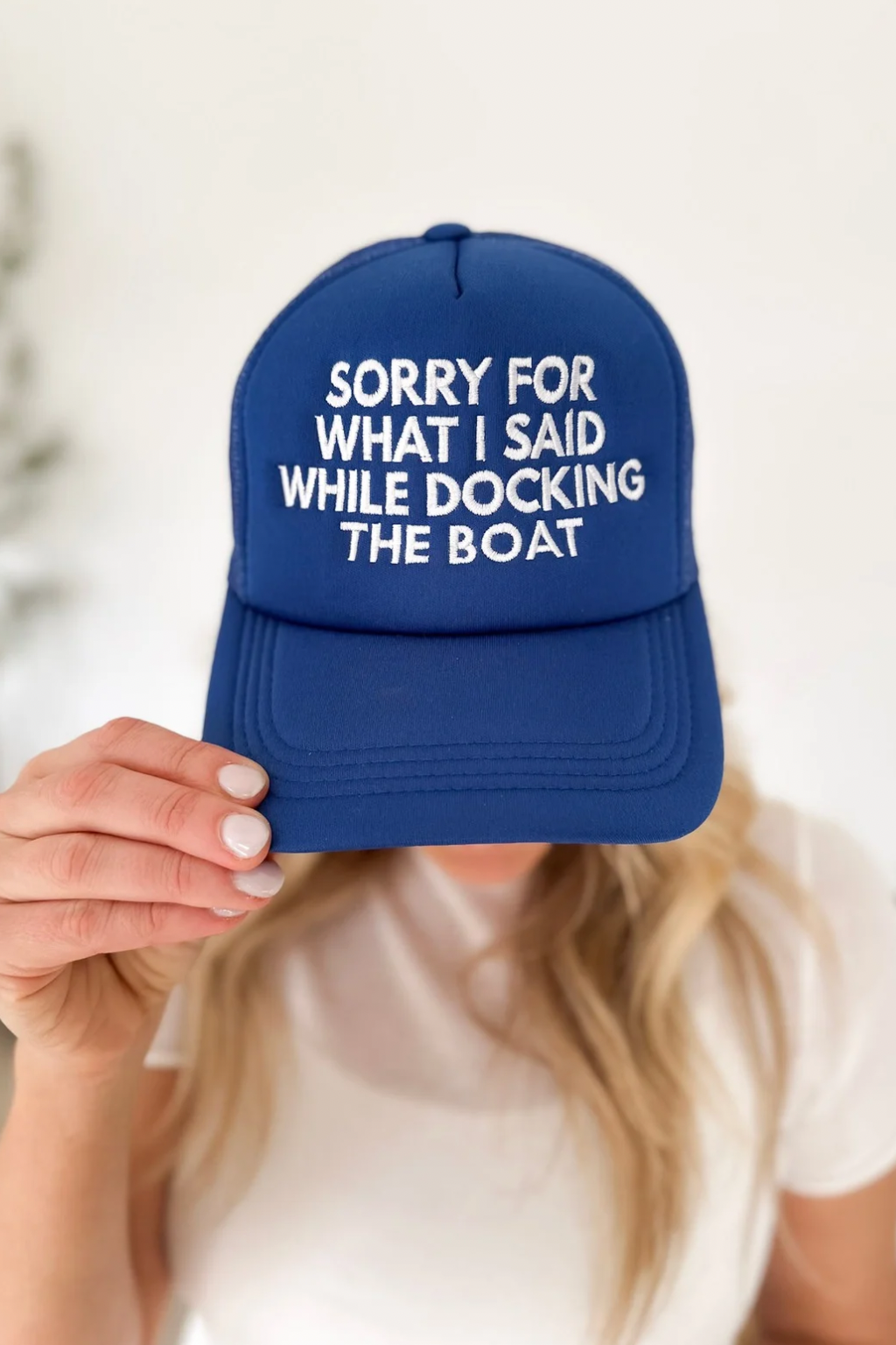 Sorry For What I Said Trucker Hat