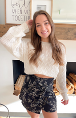 Brooke Cable Knit Sweater