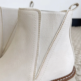 Ivory Leather MIA Boot