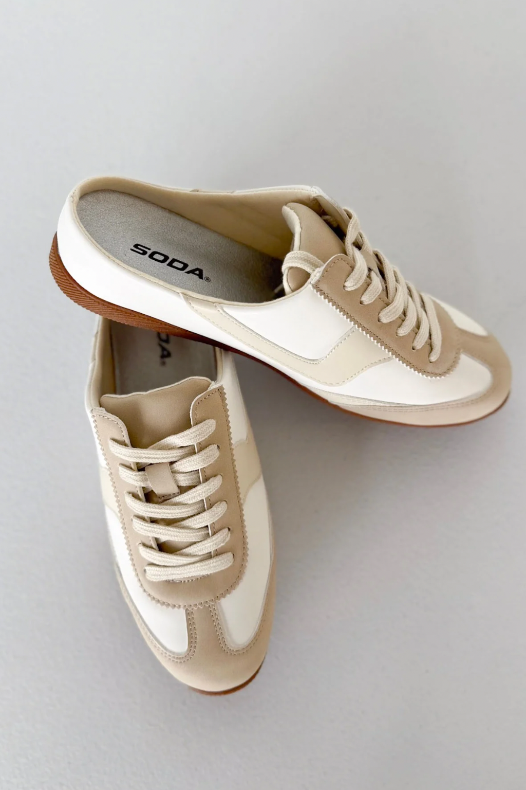 Neutral Toned Mule Sneaker