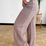 Mocha Wide Leg Everyday Sweatpants