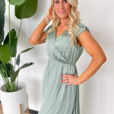 Mary Green Midi Dress