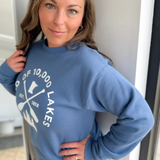 Land of 10K Lakes Blue Crewneck
