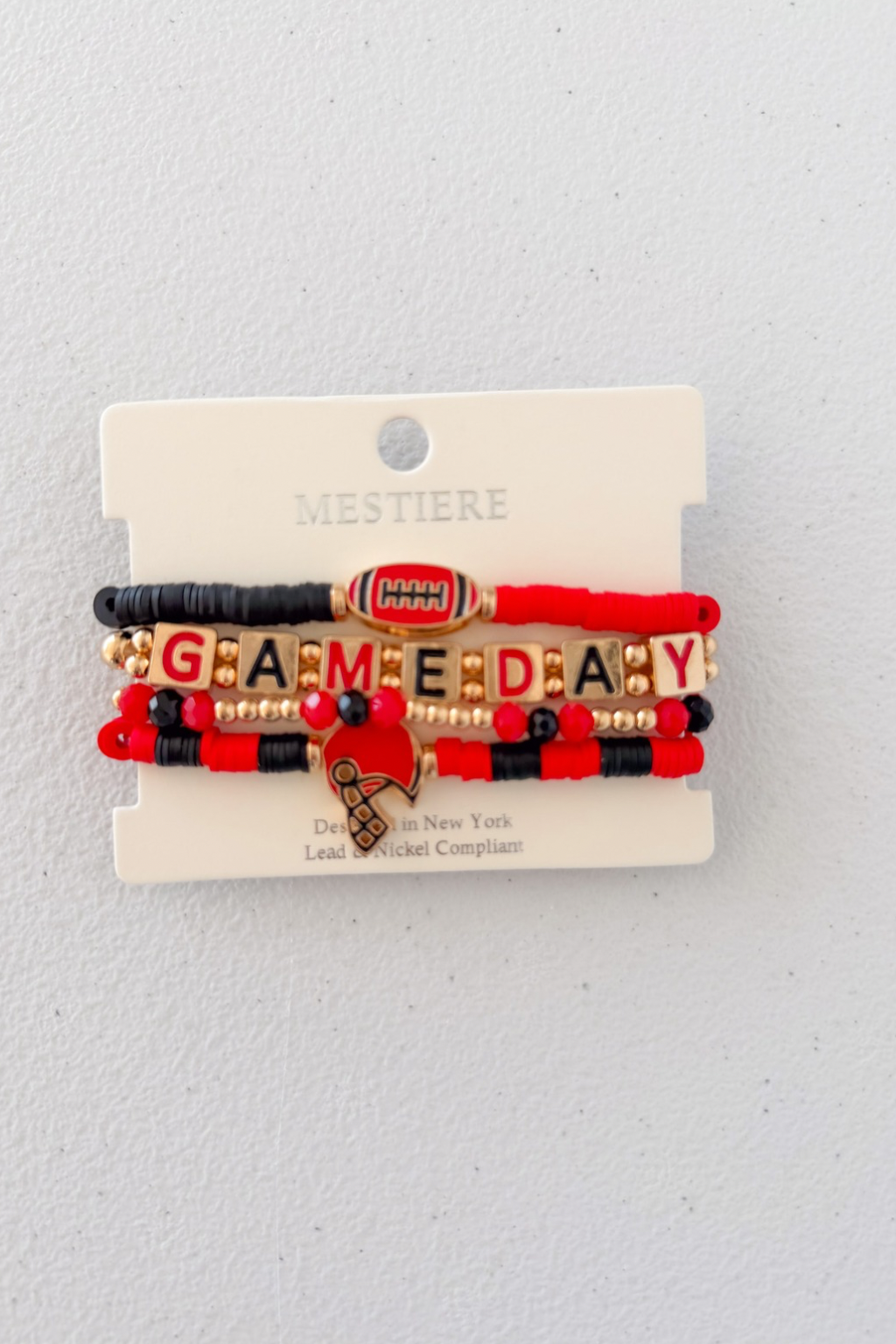 Gameday Football Charm Bracelets