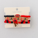 Gameday Football Charm Bracelets