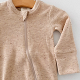Tan Speckle Romper