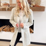 Long Knit Open Front Coat (2 Colors)