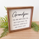 Grandpa Loves Unconditionally Sign