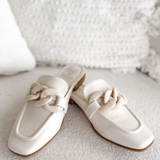 Freya Off White Mules