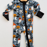 Blue Costumed Ghost Romper