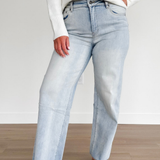 Nicole Wide Leg High Rise Jeans