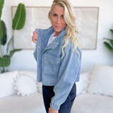 Emerie Oversized Boxy Jean Jacket