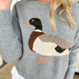 Blue - Duck Knit Sweater