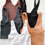 Nikibiki Reversible Ribbed Crop Top