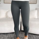 Lottie Highwaisted Green/Grey Leggings