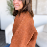 Mia Dolman Sleeve Camel Sweater