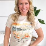 My Sin Was Great His Love Was Greater John 3:16 Graphic Tee