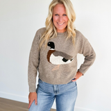 Mocha - Duck Knit Sweater