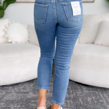 Karsyn Mid Rise Slim Streight Vervet Jeans