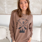 Land of 10K Lakes Espresso Long Sleeve Top