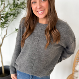 Classic Crewneck Knit Sweater (2 Colors)