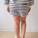 Elsie Striped Lounge Shorts