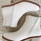 Ivory Leather MIA Boot
