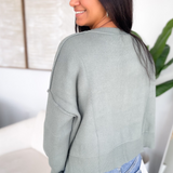 Carmen Relaxed Fit Green Sweater