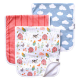 Three Burp Cloths