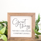 Great Things Sign