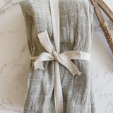 Sage Woven Cotton & Linen Napkin Set