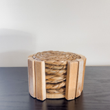 Set of 8 Seagrass Coasters
