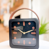 Clock w/ Leather Handle
