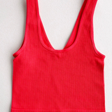 Nikibiki Reversible Ribbed Crop Top