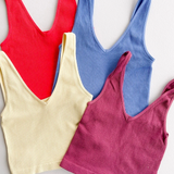 Nikibiki Reversible Ribbed Crop Top