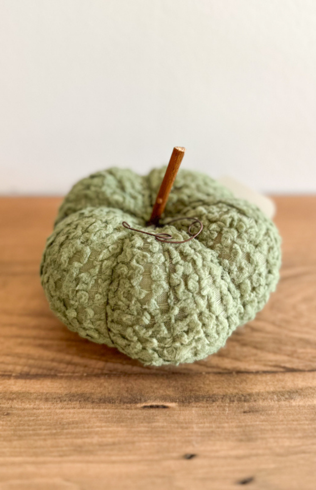 Fabric Green Pumpkin