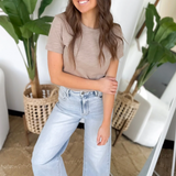 Basic Solid Short Sleeve Tee