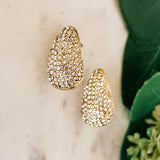 Pave Teardrop Earrings
