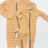 Pumpkin Stripe Romper
