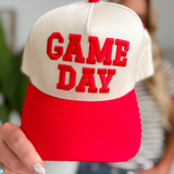 Game Day Red Trucker hat