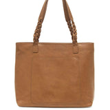 Alex Tan Braided Handle Tote