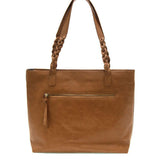 Alex Tan Braided Handle Tote