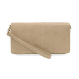 Taupe Over Flap Crossbody