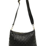Winnie Black Woven Hobo