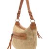 Natural Straw Hobo Shoulder Bag