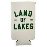 Land Of Lakes White Slim Can Cooler